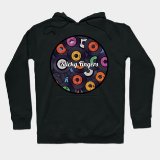 Sticky Fingers / Vinyl Records Style Hoodie